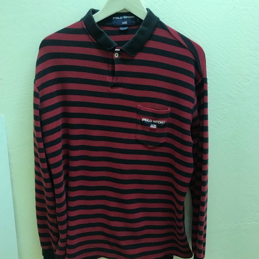 Vintage polo sport Ralph Lauren striped rugby